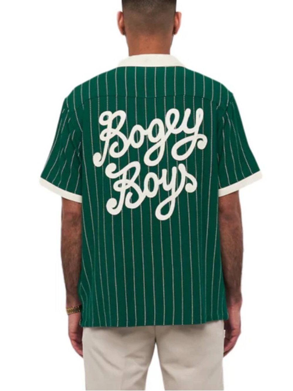 Bogey Boys The Players Button Up Shirt Green Button Up Golf Preppy Embroidered-S